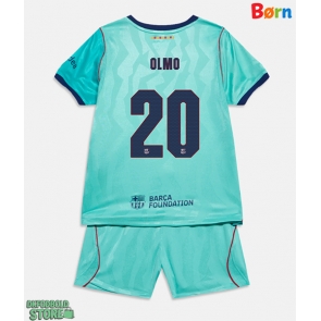 Barcelona Dani Olmo #20 Replika Babytøj Tredje sæt Børn 2026-27 Kortærmet (+ Korte bukser)